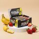 Протеїновий батончик TITAN Bar Strawberry&banana, БЕЗ ЦУКРУ 85г 35%, 9 штук 4820273231521 фото 1